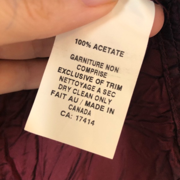 Vintage crinkle top made in Montreal - Picture 7 of 8